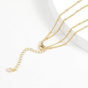 SC热卖时尚不锈钢项链时尚珠宝项链项链复古长Y形分层女式项链 - Product Image 2