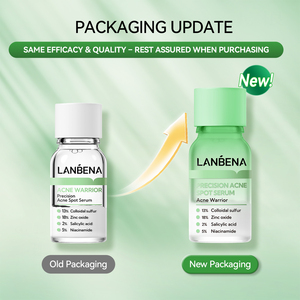 Sérum anti-acné Lanbena, best-seller, avec acide salicylique, absorbe l'excès de sébum, resserre les pores, convient à tous les types de peau - Product Image 3