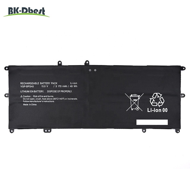 BK-Dbest Best Quality 3170mAh 48Wh 15V VGP-BPS40 Laptop Battery for Sony 14A 15A Series SVF14N27SCS SVF14N28SCB SVF15N1G4RS