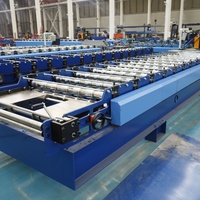 Máquina Perfiladora de Lámina Trapezoidal de 7 Nervaduras para Paneles de Techo de Acero Prepintado (PPGI/GI) para Construcción de Techos en Almacenes, Fábricas, Granjas y Talleres