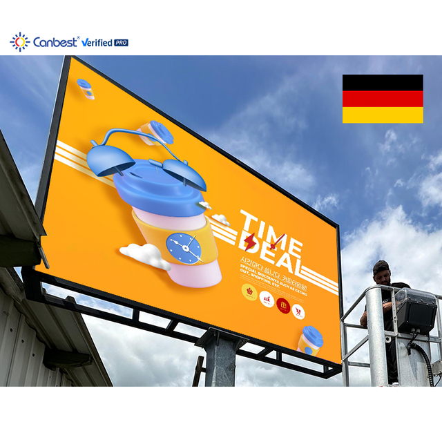 Canbest Apro P6.67 6.67Mm 2880X1920Mm 7.48X6.29Ft 9000Nits High Brightness Outdoor Advertising Led Display Screen in Germany