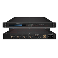 Modulateur numérique de signal IP DVB-S2 (BISS) pour télécommunications par satellite, 4 entrées ASI
