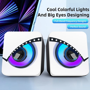 ลำโพง RGB พกพาสำหรับคอมพิวเตอร์ตั้งโต๊ะ ลำโพงเสียงสำหรับเล่นเกมสำหรับพีซี - Product Image 2