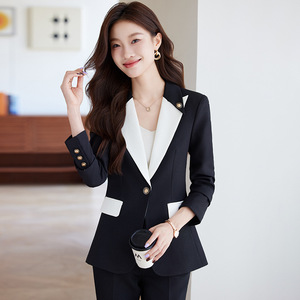Women's White Suit Set Long Sleeve Formal Spring Commute Wear - Product Image 3