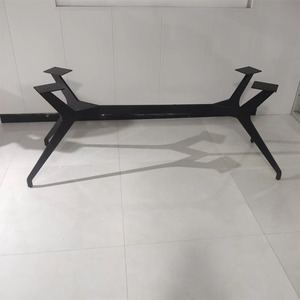 قاعدة طاولة معدنية مخصصة من الحديد الزهر بالجملة، أرجل طاولة معدنية مستديرة لطاولات القهوة والطعام - Product Image 3