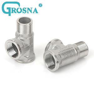 GROSNA 2022 אבזרי צנרת 304 נירוסטה טי חוט פנימי שווה טי - Product Image 4