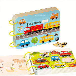 <span class=keywords><strong>Libro</strong></span> Sensorial de Aprendizaje Temprano para Bebés, <span class=keywords><strong>Libro</strong></span> Adhesivo con Cintas Mágicas, Juguete Educativo, <span class=keywords><strong>Libro</strong></span> de Actividades - Product Image 3