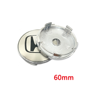 Tapas de Centro de Rueda de 56mm y 60mm para Honda Accord Civic Fit Jazz CRV CRZ City Alice Odyssey, Cubiertas de Llanta con Emblema de Logotipo para Coche