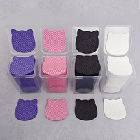 Lingettes jetables 3 plis non pelucheuses pour le démaquillage des ongles, manucure et pédicure, 200 pièces/boîte