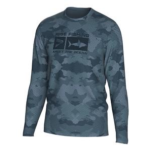 Chemise de pêche anti-UV UPF 50+ personnalisable avec logo, séchage rapide, 100 % polyester, imperméable, grandes tailles disponibles - Product Image 1