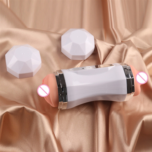 Melo Double-Sided 12-Speed <b>Vibration</b> Male Masturbator Real Vagina Simulation USB Rechargeable CE Certified Adult Sex Toy for Men - Product Image 6