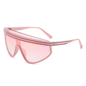 Lunettes de soleil tendance sans monture, style <span class=keywords><strong>cyberpunk</strong></span>, pour le cyclisme en extérieur, coupe-vent, design cool, pour hommes et femmes - Product Image 3