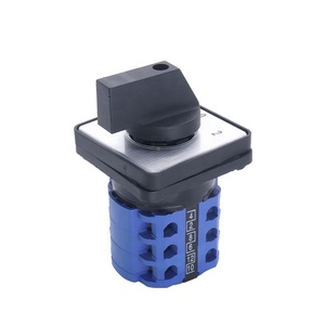 Interruptor giratorio <span class=keywords><strong>de</strong></span> perilla <span class=keywords><strong>de</strong></span> mango negro <span class=keywords><strong>de</strong></span> <span class=keywords><strong>3</strong></span> secciones, 3P, punto plateado, 20A, interruptor <span class=keywords><strong>de</strong></span> transferencia Universal, 1/2/<span class=keywords><strong>3</strong></span> - Product Image 1