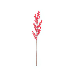 Fruits de la fortune artificiels, baies rouges, 30cm-100cm, en mousse plastique, faits à la main, décoration intérieure, accessoires de mariage - Product Image 4
