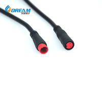DREAM-START Ebike Connecteur de câble d'extension étanche à 2 broches pour vélos électriques Câble de prise mâle et femelle