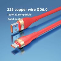 Câble de charge rapide ORB Wholesale 6A, type C USB-C, charge rapide USB, câbles pour téléphone