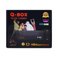 Q-BOX TG-V9 Nouveau décodeur Combo HD Récepteurs de télévision par satellite pour l'Afrique