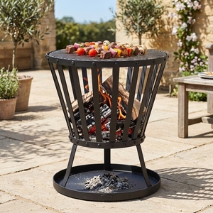 Brasero Portátil para Jardín, Brasero para Patio, Brasero para Leña, Braseros para Exteriores con Base Estable, Utensilios para Barbacoa para el Hogar - Product Image 6