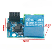 Módulo de Relé WiFi ESP01 ESP-01S ESP8266 5V, Interruptor de Control Remoto para Hogar Inteligente, Interruptores Inalámbricos WiFi para Aplicación de Teléfono