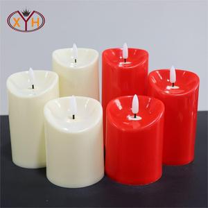 Xinyuanxing giá tốt handmade không khung côn điều khiển từ xa màu đỏ trắng LED Nến điện tử - Product Image 5