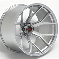 Rines Personalizados SL de 22x12 y 24x14 Pulgadas, Forjados en Plata, 6x139.7, 8X170, 8X180, Cóncavos, para Autos de Pasajeros, para GMC Sierra 1500 2500