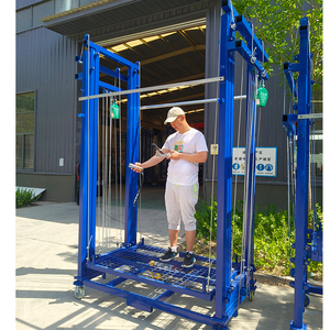 Échafaudage électrique pliable et mobile entièrement automatique de 300 kg <span class=keywords><strong>pour</strong></span> peinture murale - Vente en gros usine - Product Image 1