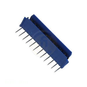 Connecteur mâle rectangulaire à angle droit pour montage traversant, 12 broches, pas de 2,54 mm, référence <span class=keywords><strong>76382</strong></span>-312LF - Product Image 1