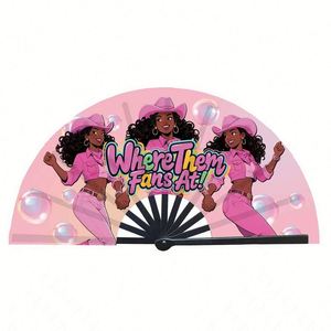 Wholesale Eco-Friendly Painted Plastic <b>Hand</b> <b>Fan</b> - Product Image 5