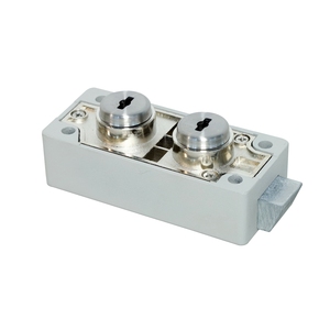 JZ-01 Safe Deposit <b>Box</b> Dual Brass Key <b>Lock</b> with UL Certificate with Master Key and Client Keys - Product Image 5