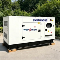 Elektrischer Diesel-Stromgenerator 150kW 160kW 180kVA 200kVA mit Autostart ATS Fernstart Super Leiser Schalldichter Überdachter Typ