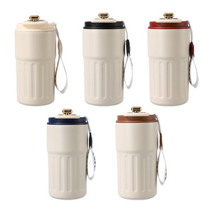 Gobelet isotherme en acier inoxydable pour l'été, tasse à café, gobelet à eau à double paroi avec affichage intelligent, personnalisable - Product Image 2
