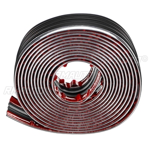 Bande de protection universelle pour carrosserie de voiture 3M/4M x 6,4 cm, bande de moulage latérale, protection extérieure, rouleau de protection pour rétroviseur, pare-chocs, anti-collision, bande décorative - Product Image 3