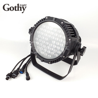 Foco LED RGBW de 54x3W para Escenario con Clasificación IP65 de Gothylighting, con Control DMX512