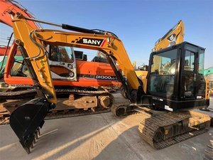 Excavadora de cadenas usada SANY 55PRO de 5 toneladas para excavación y expansión de estanques de peces, con potencia estable y mayor autonomía. - Product Image 5