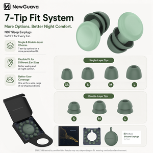 Tapones para los Oídos Suaves para Dormir, para Ronquidos de Adultos, Lavables, de Baja Presión, Cómodos para la Noche, Reutilizables, Proveedor al por Mayor de Fábrica OEM - Product Image 3