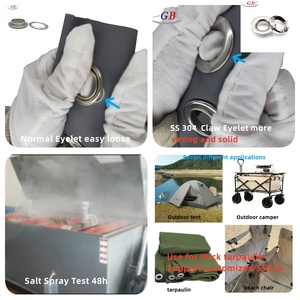 Ojal metálico de acero inoxidable 304 con arandela de púas <span class=keywords><strong>para</strong></span> lona - Product Image 3