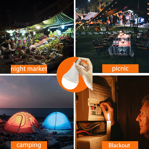Ampoule LED d'urgence rechargeable Tuoming en promotion – Idéale pour le camping - Product Image 3
