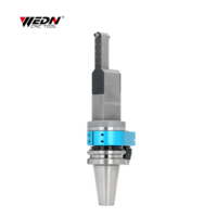 WEDN BT50-ER8X2 Portaherramientas de doble salida con cabezal de ángulo recto y doble pinza ER8 para fresado lateral de orificios pequeños y profundos en centros de mecanizado CNC 1