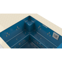 Piscine Conteneur Préfabriquée en Gros, Grande Piscine Rectangulaire Hors Sol, Spa Personnalisé OEM pour Projets et Commandes en Gros
