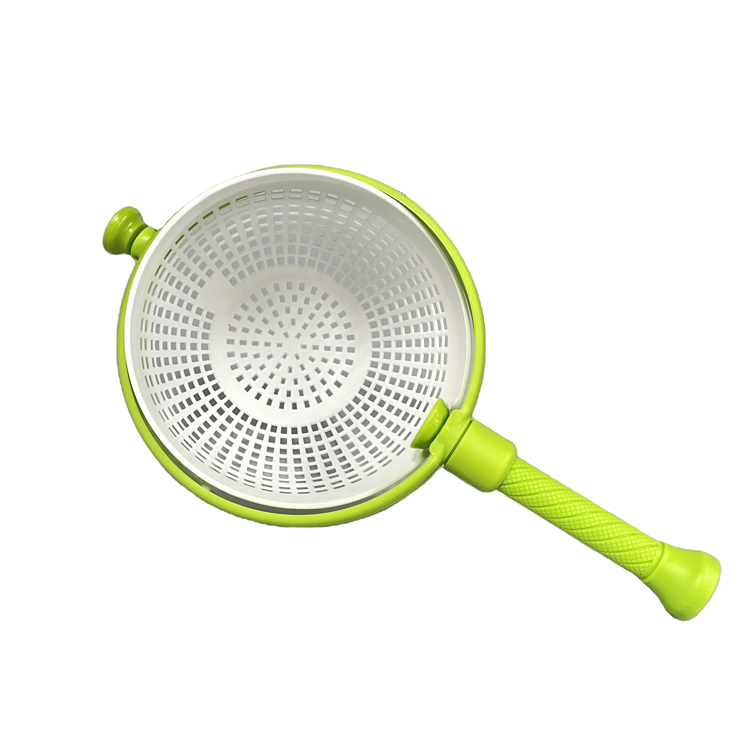2023 Новые простые в использовании новые кухонные приспособления складной салатный дуршлаг спиннинг дуршлаг с ручкой