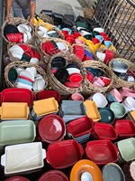 Plats et assiettes de célébrités Internet de haute qualité Assiettes en céramique glaçure de nouvelle couleur Vaisselle chaude vendue à la tonne