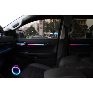 Kit d'éclairage d'ambiance intérieur personnalisé pour Ford Ranger 2023-2025 – Lampe d'ambiance LED Symphony pour tableau de bord et portières (sortie d'usine) - Product Image 4