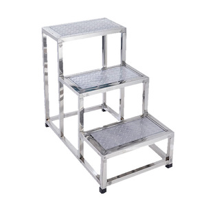 Promotion Stainless Steel <b>Step</b> Stool 2 3 Tier Anti Slip Pad Home Car Wash Use - Product Image 2