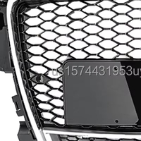 Calandre en nid d'abeille de style RS avec cadre inférieur pour Audi A3 S3 8P.5, calandre 2008 2009 2010 2011 2012