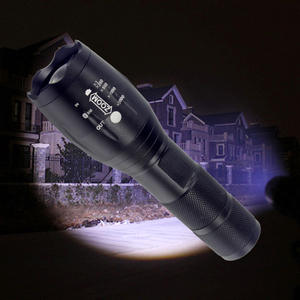 ไฟฉายลูโอเมน T6 อลูมิเนียมอัลลอยด์แบบชาร์จไฟได้สีเขียวสีแดงไฟ LED ซูมได้แบตเตอรี่ขับเคลื่อน 1500 มิลลิแอมป์ - Product Image 3