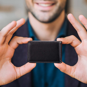 Arrebol Unisex Portable Slim PU Leather Business <b>Card</b> Case RFID Protected Short Pocket <b>Wallet</b> - Product Image 4