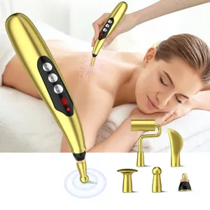 Electric Acupuncture Stimulator Machine Set Massage Device 6 Outputs Patch