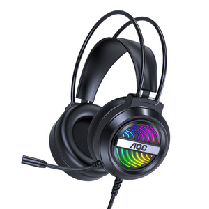 AOC GH120 Over Ear <b>Gaming</b> Headset USB 2.0 RGB <b>Lighting</b> 7.1 Surround Sound - Product Image 2
