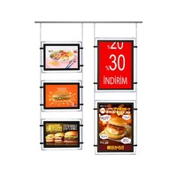 Emlak Satılık Tabelaları Poster Çerçeveleri Akrilik Led Kristal Işık Kutusu Panel Işık Ekranı Satılık Vitrin Tabelaları Emlak
