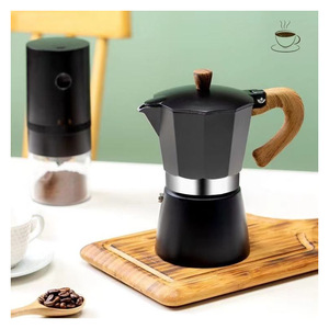 Cafetera <span class=keywords><strong>Moka</strong></span> de Aleación de Aluminio ESTICK, Lavada a Mano, con Aislamiento Térmico, <span class=keywords><strong>3</strong></span>/6 Tazas, Duradera, en Stock - Product Image 4
